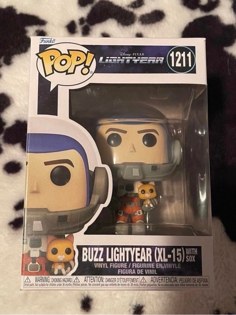 Disney Pixar Lightyear Buzz Lightyear (XL-15) with Sox #1211 Funko Pop! NWT